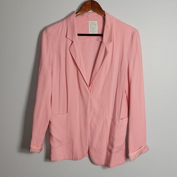 Pink Talula Light Blazer Sz 4 - Picture 1 of 9
